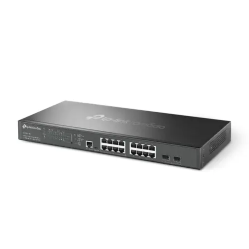 16-портов комутатор TP-Link Omada SG3218XP-M2 2.5G и 2-порта 10GE SFP+ L2+ управляем с 8-порта