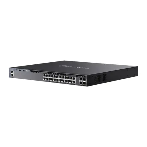 24-портов Gigabit Stackable L3 управляем комутатор TP-Link Omada SG6428X с 4 10G
