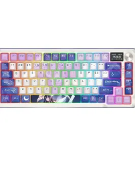 Геймърска Bluetooth и безжична механична геймърска клавиатура Redragon Flekact Pro K708AK-RGB-PRO с RGB осветление -