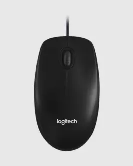 USB мишка oптична  Logitech M100 910-006652 - черна