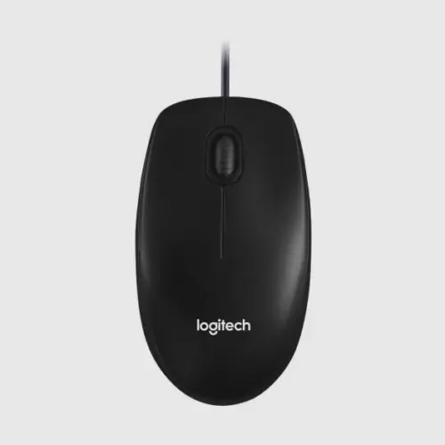 USB мишка oптична  Logitech M100 910-006652 - черна