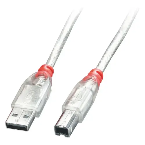 КАБЕЛ USB LINDY - USB to USB - 50 m - Transparent - PN 41755