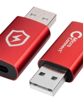 Alternative view of АДАПТЕР ЗА БЛОКИРАНЕ НА ДАННИ MicroConnect Safe Charge USB-A към C - PN MC-ACADAP-SC