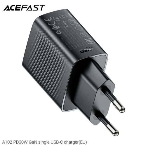 Acefast Универсално зарядно за стена Charger Wall GaN PD30W – A102 – USB-C x 1