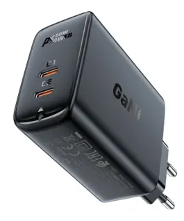 Acefast Универсално зарядно за стена Charger Wall GaN PD50W - A29 - USB-C x 2