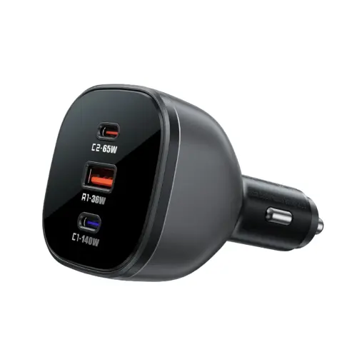 Acefast зарядно за кола Fast Charger Car PD3.1 165W – B14 – USB-C x 2