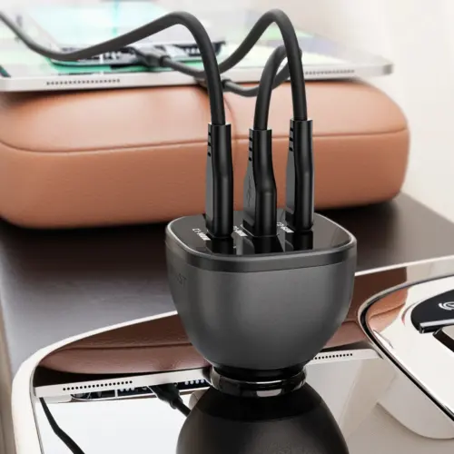 Acefast зарядно за кола Fast Charger Car PD3.1 165W – B14 – USB-C x 2