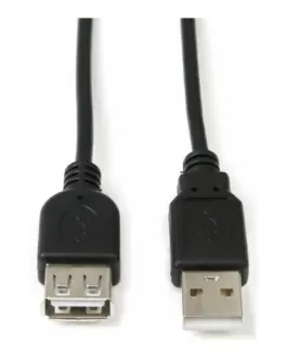 Alternative view of КАБЕЛ MICROCONNECT USB 2.0 Extension - 0.3m - PN USBAAF03B