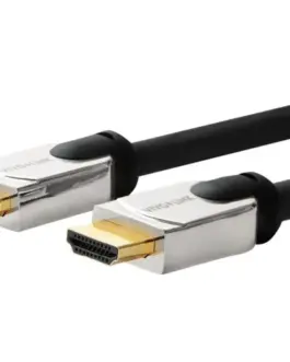 КАБЕЛ VIVOLINK PRO HDMI с метална глава - 0.5m - черен - PN PROHDMIHDM0.5