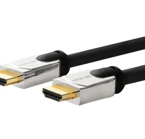 КАБЕЛ VIVOLINK PRO HDMI с метална глава - 0.5m - черен - PN PROHDMIHDM0.5