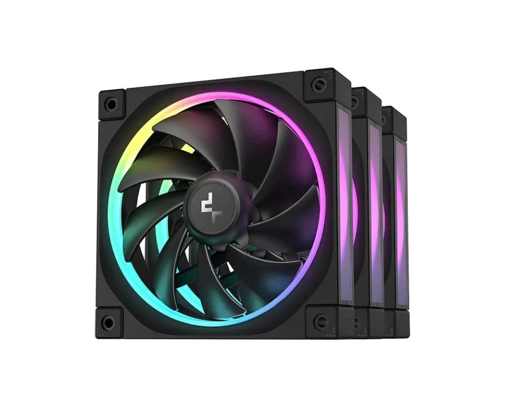 DeepCool Комплект вентилатори Fan Pack 3-in-1 3x120mm - FL12 Black Addressable