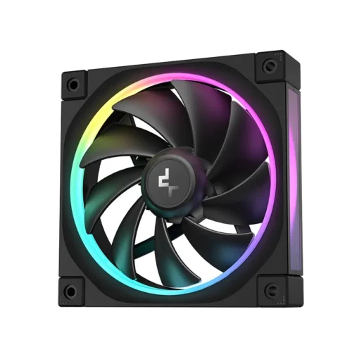 Alternative view of DeepCool Комплект вентилатори Fan Pack 3-in-1 3x120mm - FL12 Black, Addressable RGB