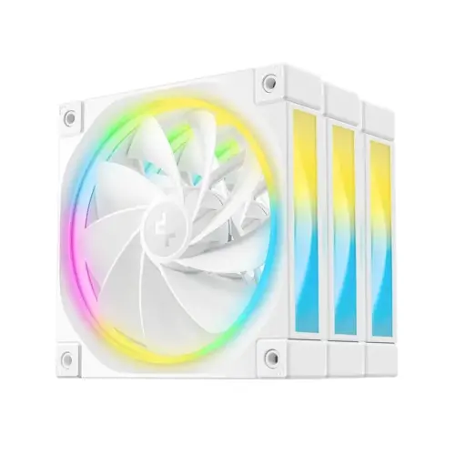 DeepCool Комплект вентилатори Fan Pack 3-in-1 3x120mm - FL12R White Reverse Addressable