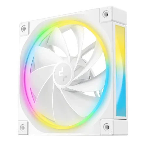 Alternative view of DeepCool Комплект вентилатори Fan Pack 3-in-1 3x120mm - FL12R White, Reverse, Addressable RGB