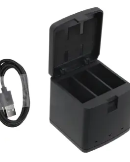 Зарядно за батерия за камери с три гнезда GoPro 9/ 10 / 11 / 12 With USB-C Cameron