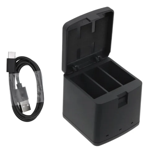 Зарядно за батерия за камери с три гнезда GoPro 9/ 10 / 11 / 12 With USB-C Cameron