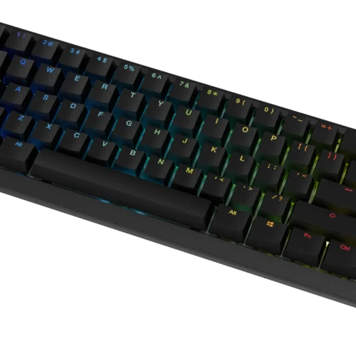 Ducky професионална геймърска механична клавиатура Professional Gaming Mechanical Keyboard One X Mini Wireless Black – Ducky AI Switches