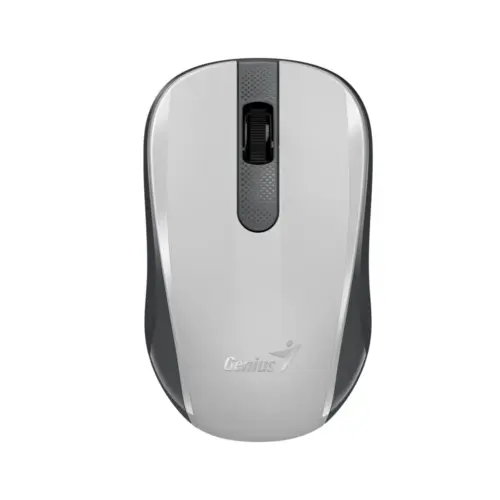 Genius безжина безшумна мишка Wireless Silent Mouse – NX-8008S White+Gray – Silent