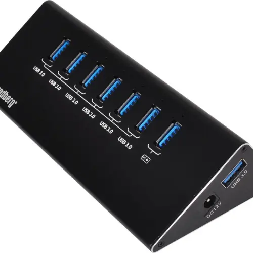 ХЪБ SANDBERG USB 3.0 6+1 - Black - PN 133-82