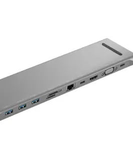 ХЪБ SANDBERG USB-C 10-in-1 - Gray - PN 136-31
