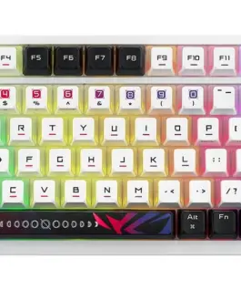 Alternative view of Геймърска безжична Клавиатура ASUS ROG Azoth X - White