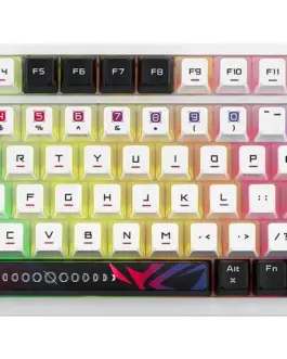 Alternative view of Геймърска безжична Клавиатура ASUS ROG Azoth X - White