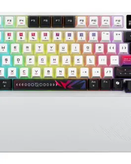 Геймърска безжична Клавиатура ASUS ROG Azoth X - White