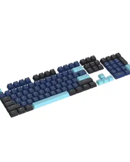 Alternative view of Marvo капачки за клавиатура Custom Keycap Set PBT, 104 keys, Dark Blue, Black, Cyan - MARVO-KP-01-BL
