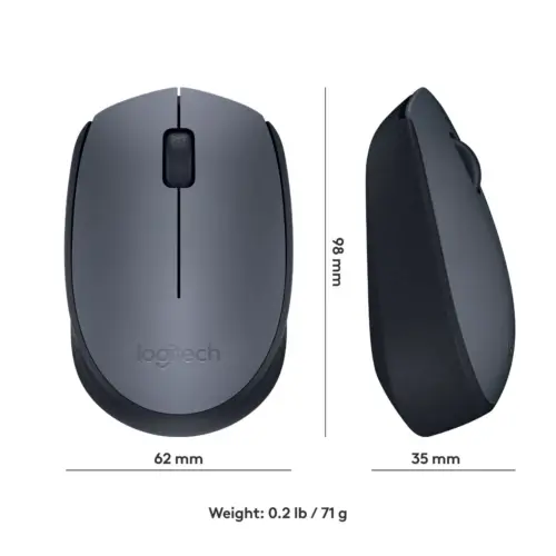 МИШКА LOGITECH M170 – Wireless – Black – PN 910-004642