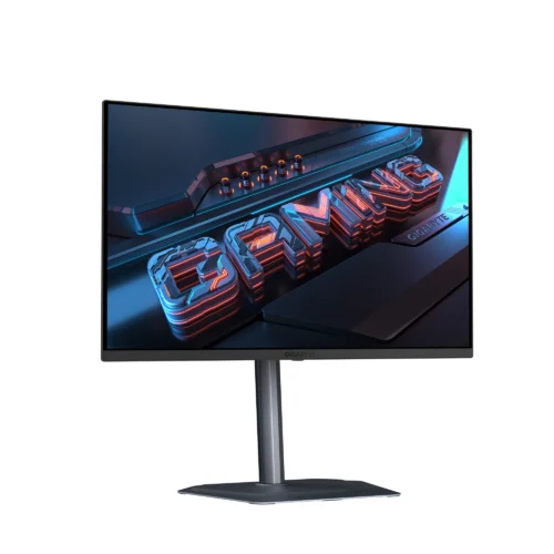 Alternative view of Геймърски монитор GIGABYTE MO27U2 - 27" QD-OLED, 4K UHD, 240Hz, 0.03ms
