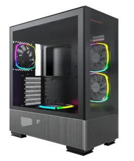 Montech кутия SKY TWO Mid-tower Case TG 4x120mm ARGB Fans Black