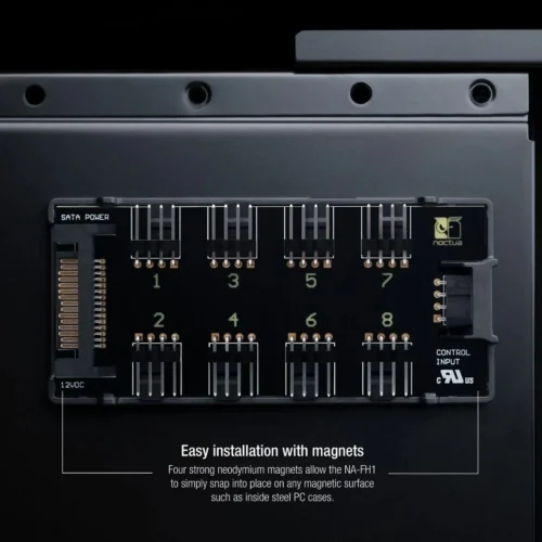 Noctua разклонител за вентилатори Fan Hub – 8 port PWM with SATA Power 5V/12V –