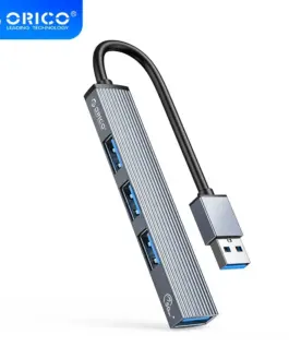 Orico хъб USB3.0/2.0 HUB 4 port Aluminum - AH-A13-GY