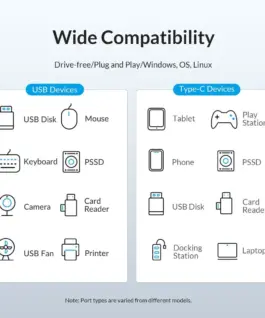 Orico хъб HUB USB3.0 3 port – 2 x USB3.0