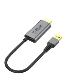 АДАПТЕР VIVOLINK HDMI & USB-A to USB-C - Black - PN PROADHDMI