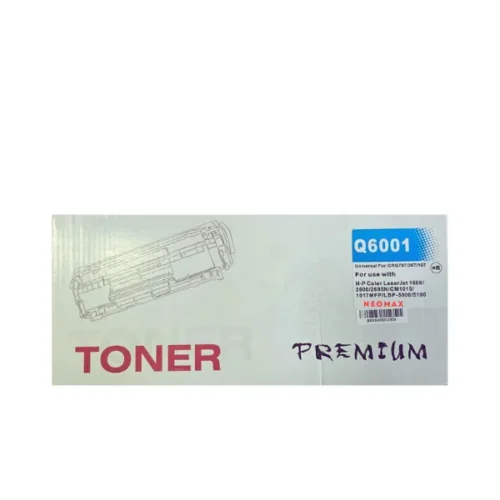 УНИВЕРСАЛНА КАСЕТА ЗА HP Color LaserJet 1600/2600/2605/CM1015/CM1017/CANON LBP 5000/5100 - Cyan - Q6001A - PN HT-Q6001C