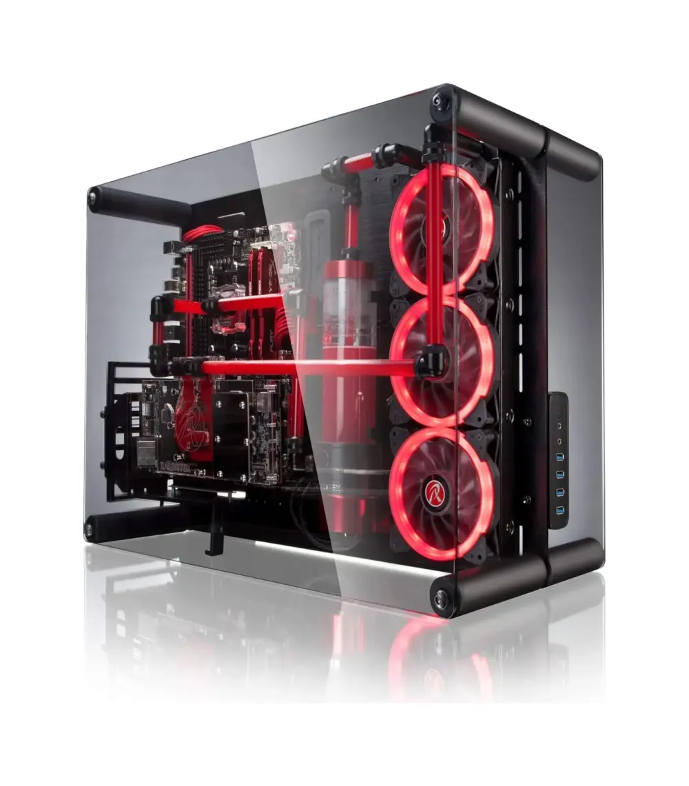 Raijintek кутия Case ATX - PAEAN - Open Frame Dual Chamber Bench Table Aluminum