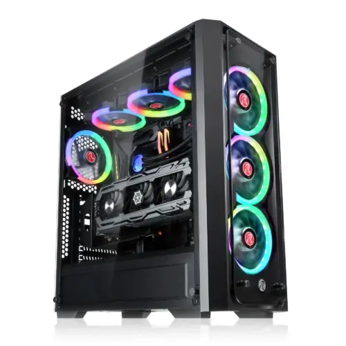 Raijintek кутия Case EATX - PONOS TG4 - 4 x 120mm ARGB Fans Tempered Glass