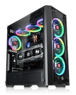 Raijintek кутия Case EATX - PONOS TG4 - 4 x 120mm ARGB Fans Tempered Glass