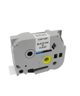 ЛЕНТА ЗА ЕТИКЕТНИ ПРИНТЕРИ BROTHER ТИП TZ - 24 mm x 800 m - BLACK ON CLEAR TAPE - TZE151 (TZE-151) - PN RL-BR-TZ151-BK -