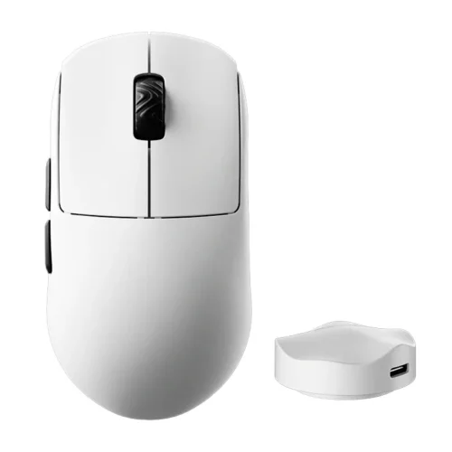 Scyrox професионална геймърска мишка V8 White – Wireless Gaming Mouse – 8K Polling