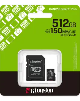 Карта памет Kingston Canvas Select Plus microSDXC 512GB