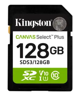 Alternative view of Карта памет Kingston Canvas Select Plus SD 128GB