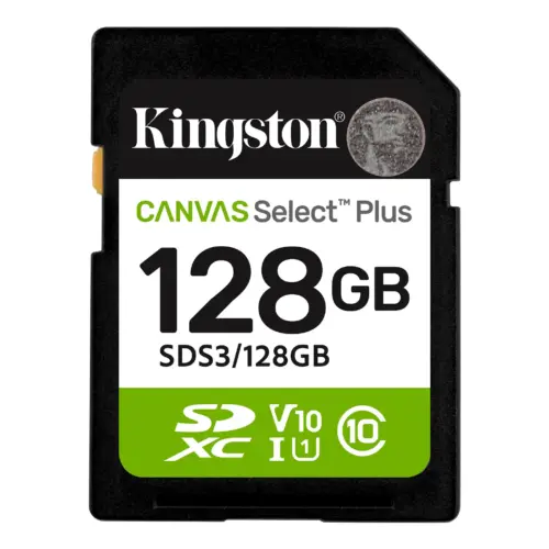 Alternative view of Карта памет Kingston Canvas Select Plus SD 128GB