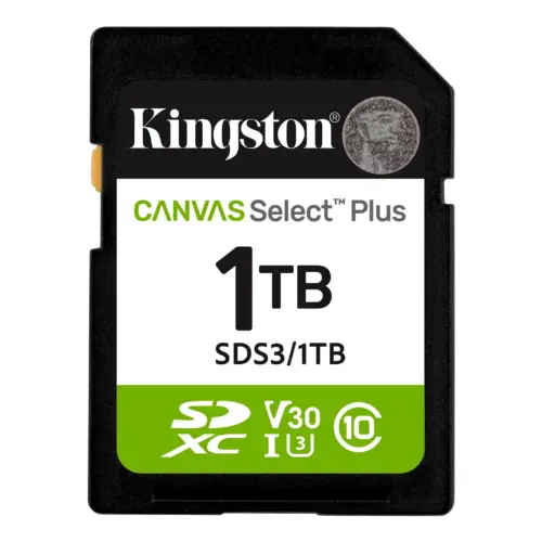 Alternative view of Карта памет Kingston Canvas Select Plus SD 1TB