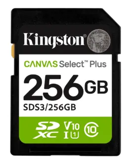 Alternative view of Карта памет Kingston Canvas Select Plus SD 256GB