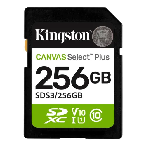 Alternative view of Карта памет Kingston Canvas Select Plus SD 256GB