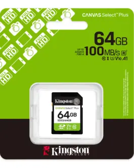 Карта памет Kingston Canvas Select Plus SD 64GB