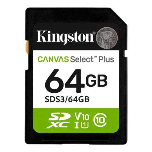 Alternative view of Карта памет Kingston Canvas Select Plus SD 64GB