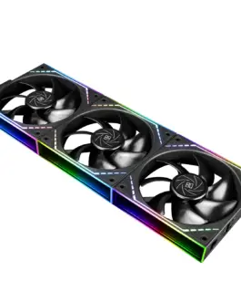 Thermalright Комплект вентилатори Fan Pack 3-in-1 3x120mm - TL-M12Q x 3 - Infinity Mirror Daisy-Chain